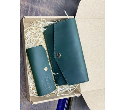 Набор гаманець+ключниця 2.0 Dekey (7024)