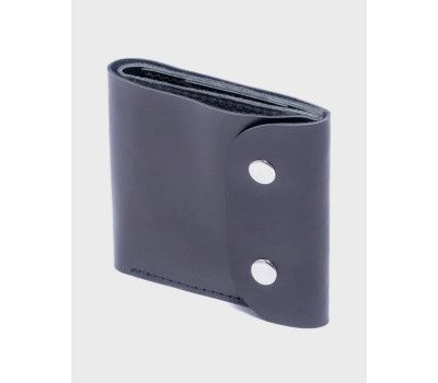Чоловічий шкіряний гаманець 11.5 Чорний Dekey (6836)