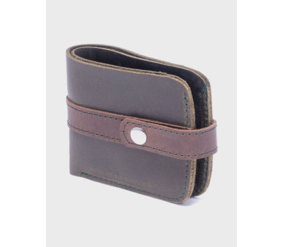 Шкіряний гаманець 11.6 Зелений Dekey (6839)