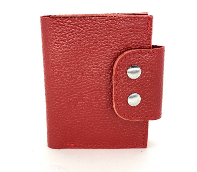 Шкіряний гаманець 13.0 Червоний Dekey (9041)