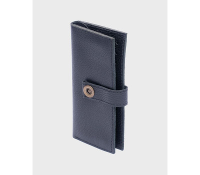 Шкіряний гаманець 13.4 Чорний Флотар Dekey (6929)