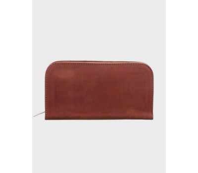 Шкіряний гаманець 16.0 Коньяк Dekey (6972)
