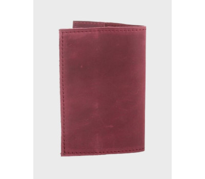 Шкіряна обкладинка на паспорт Марсала Dekey (6991)