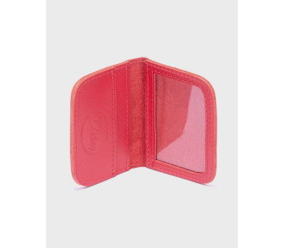 Шкіряна обкладинка на права Червоний Dekey (6875)