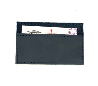 Шкіряний Картхолдер Чорний Dekey (9618)