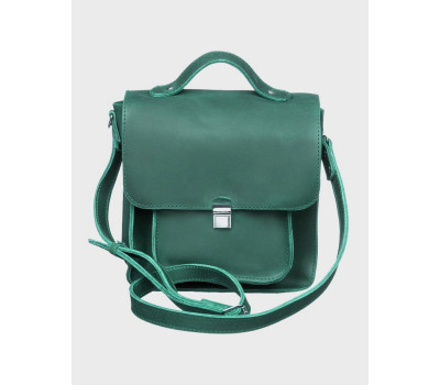 Жіноча шкіряна сумка Емануель Ізумруд Dekey (6431)