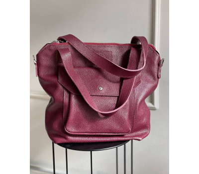 Жіноча сумка шкіряна Марсала Флотар Dekey