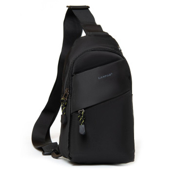 Сумка Чоловіча на плече нейлон lanpad 83019 black