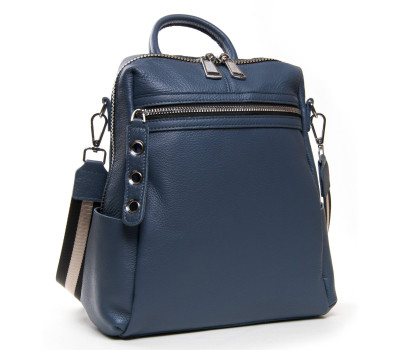 Сумка Жіноча Рюкзак шкіра ALEX RAI 8781-9 blue