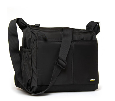 Сумка Чоловіча на плече нейлон lanpad 8652 black листоноша