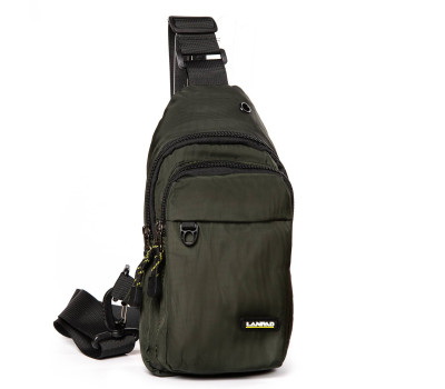 Сумка Чоловіча на плече нейлон lanpad 6034 green