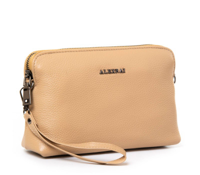 Сумка жіноча Клатч шкіра ALEX RAI 5009-1 camel