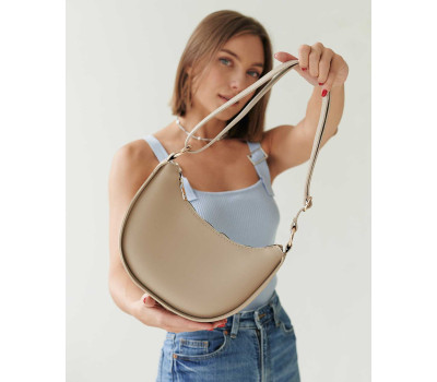 Стильна жіноча сумка «Сімона» бежева WeLassie