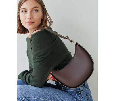 Сумка жіноча «Сімона» шоколадна WeLassie