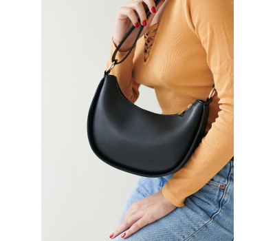 Стильна жіноча сумочка «Сімона» чорна WeLassie