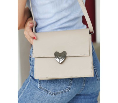 Жіноча сумка «Морган» бежева WeLassie