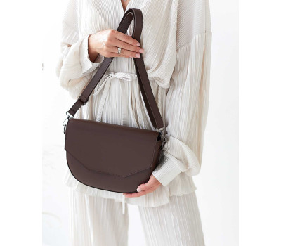 Жіноча сумка «Іріс» шоколадна WeLassie