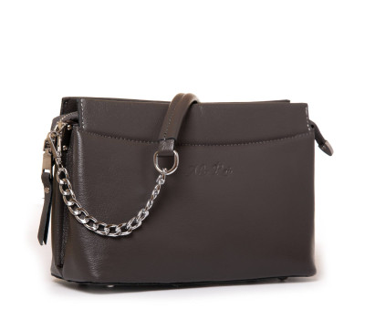 Сумка жіноча Класична шкіра ALEX RAI 3013 grey Podium