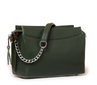 Сумка жіноча Класична шкіра ALEX RAI 3013 green Podium