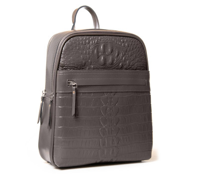 Сумка Жіноча Рюкзак шкіра ALEX RAI 3014 grey Podium