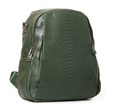 Сумка Жіноча Рюкзак шкіра ALEX RAI 8907-9* green Podium
