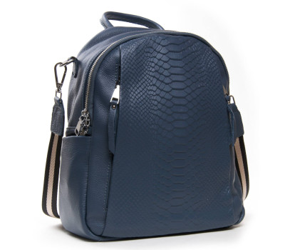 Сумка Жіноча Рюкзак шкіра ALEX RAI 8907-9* blue Podium
