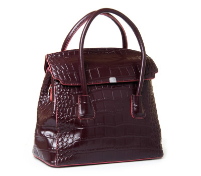 Сумка Женская Классическая кожа P70 368 deep-wine-red Podium