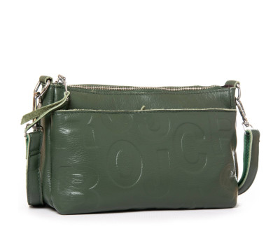 Сумка жіноча Класична шкіра ALEX RAI 8912-9 green Podium