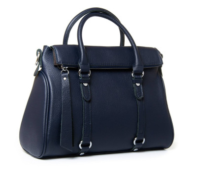 Сумка Женская Классическая кожа P114 8792-9 blue Podium
