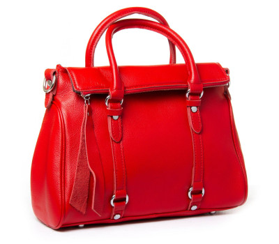 Сумка Женская Классическая кожа P108 8792-9 red Podium