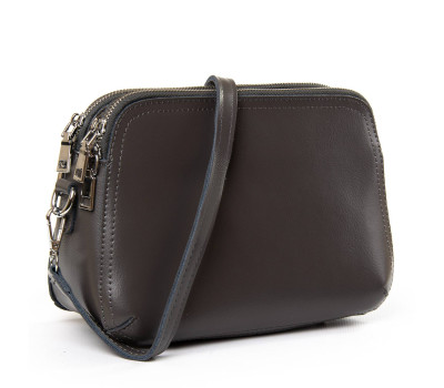 Сумка Жіноча Класична шкіра P64 8725-220 grey Podium