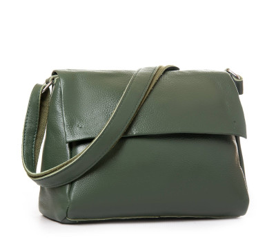 Сумка жіноча Класична шкіра ALEX RAI 6504 green Podium