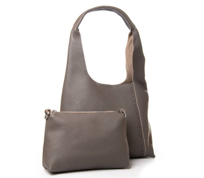 Сумка жіноча Класична шкіра ALEX RAI 1558 grey Podium
