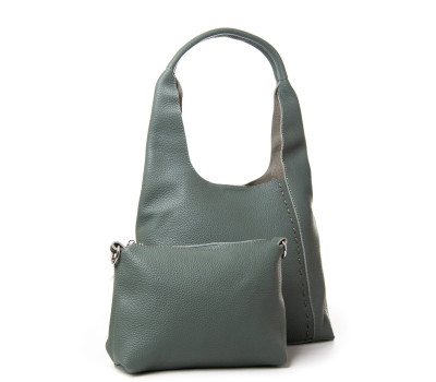 Сумка жіноча Класична шкіра ALEX RAI 1558 green Podium