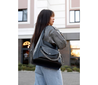 Женская сумка Sambag HOBO Bliss черная