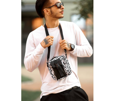 Чоловіча сумка месенджер Sambag TEL принт "Graphity"