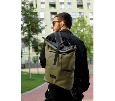 Чоловічий рюкзак ролл Sambag RollTop X хакі