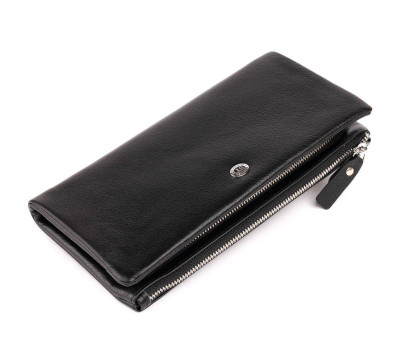 Сумка чоловіча шкіряна Vintage 14850 Чорна матова