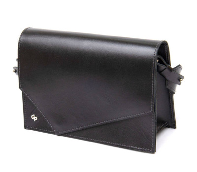 Женская стильная сумка из натуральной кожи GRANDE PELLE 11434 Черный