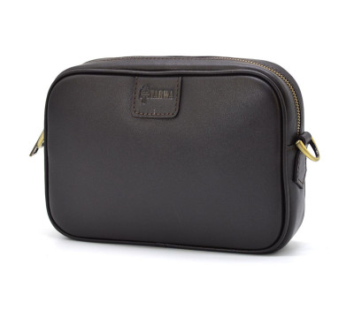 Кожаная сумка барсетка TARWA GC-7310-4lx коричневая