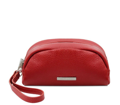 Косметичка, невеликий шкіряний несесер жіночий Tuscany TL142314