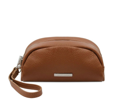 Косметичка, невеликий шкіряний несесер жіночий Tuscany TL142314