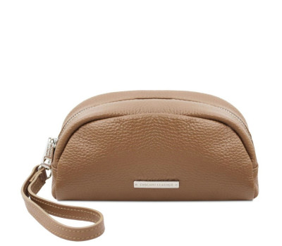 Косметичка, невеликий шкіряний несесер жіночий Tuscany TL142314