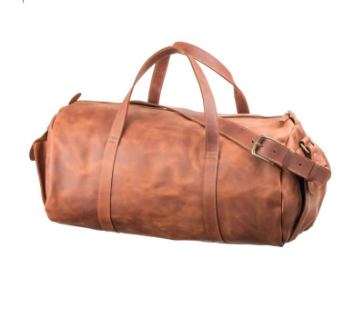 Сумка дорожня, колір коньяк Grande Pelle 760123