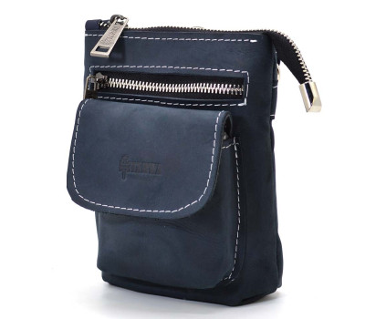 Маленька чоловіча сумка на пояс, через плече, на сині джинси TARWA RK-1350-3md