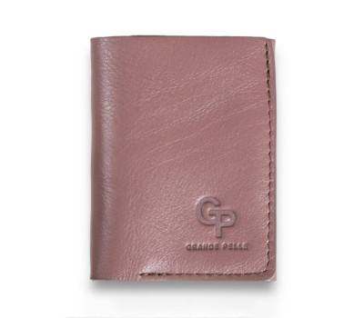 Жіночий шкіряний гаманець Grande Pelle 503665 пудровий