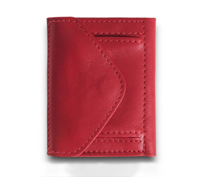 Жіночий невеликий шкіряний гаманець Grande Pelle 503660 червоний