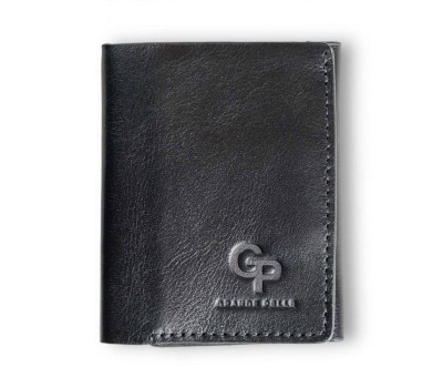 Жіночий невеликий шкіряний гаманець Grande Pelle 503610 чорний