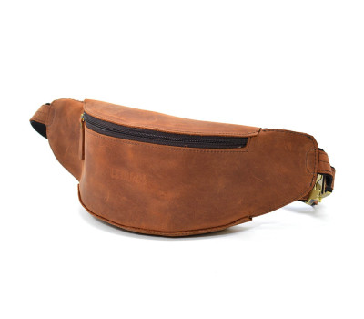 Шкіряна сумка на пояс бананка LIMARY Lim-035RB