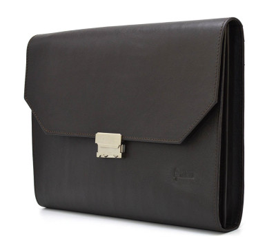 Шкіряна папка А4 на три відділення з петлею для руки TARWA GC-7101-4lx